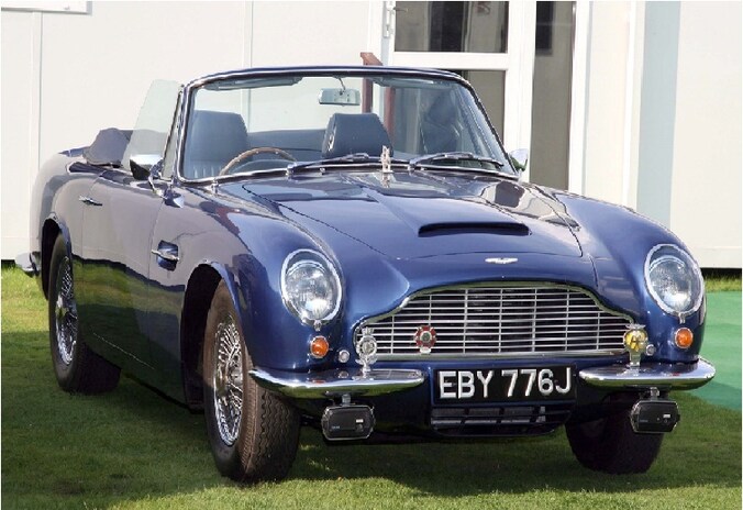 Een originele versie van de Aston Martin DB 4