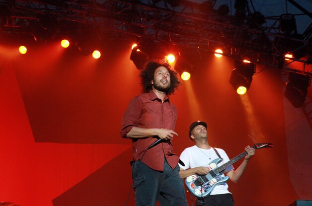 Rage Against The Machine in 2010.