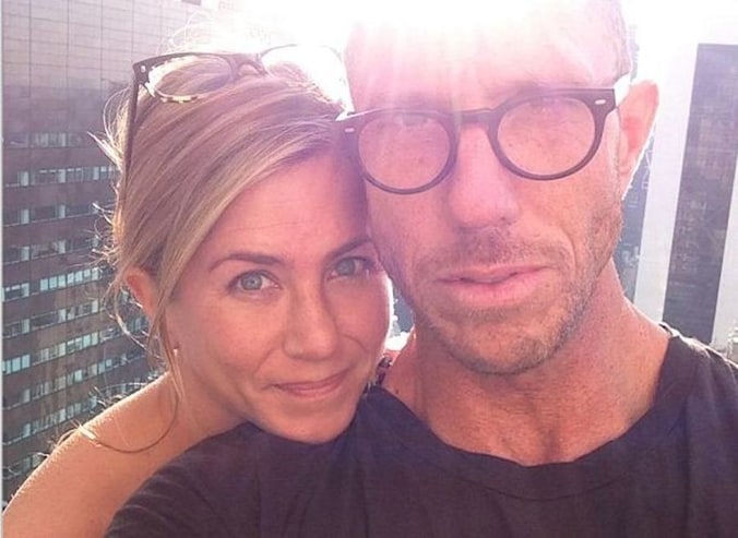 Jennifer Aniston en haar haarstylist Chris McMillan.