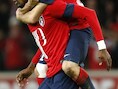 Salomon Kalou (l) bezorgt Lille de zege.