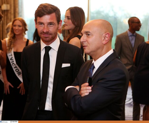 De echte AVB, hier naast Spurs-voorzitter Daniel Levy.