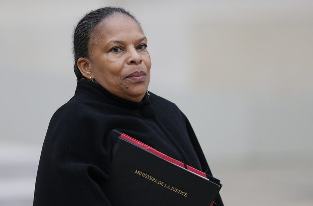 De Franse minister van justitie Christiane Taubira.