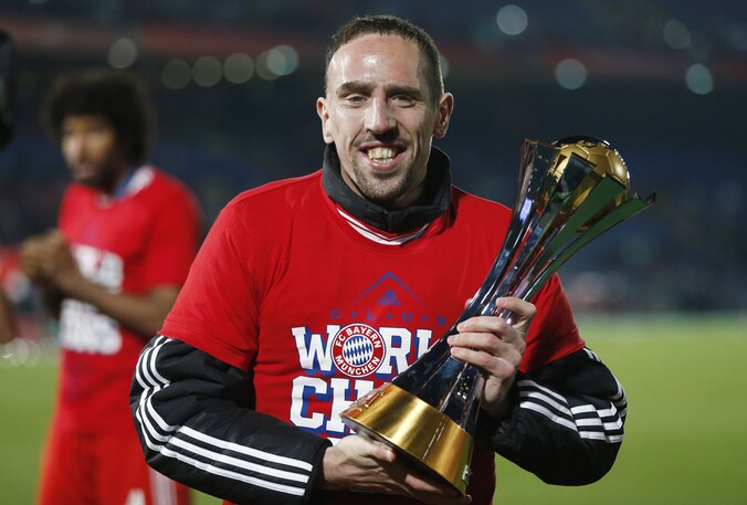 Gisteren won Ribéry met Bayern het WK voor Clubs.