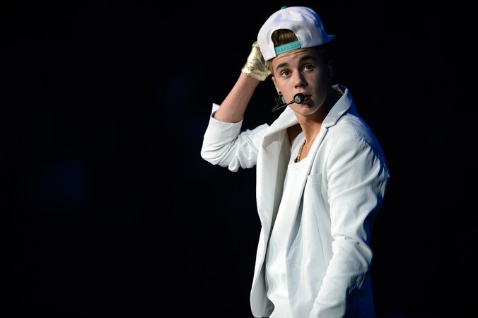 De Canadese zanger Justin Bieber.
