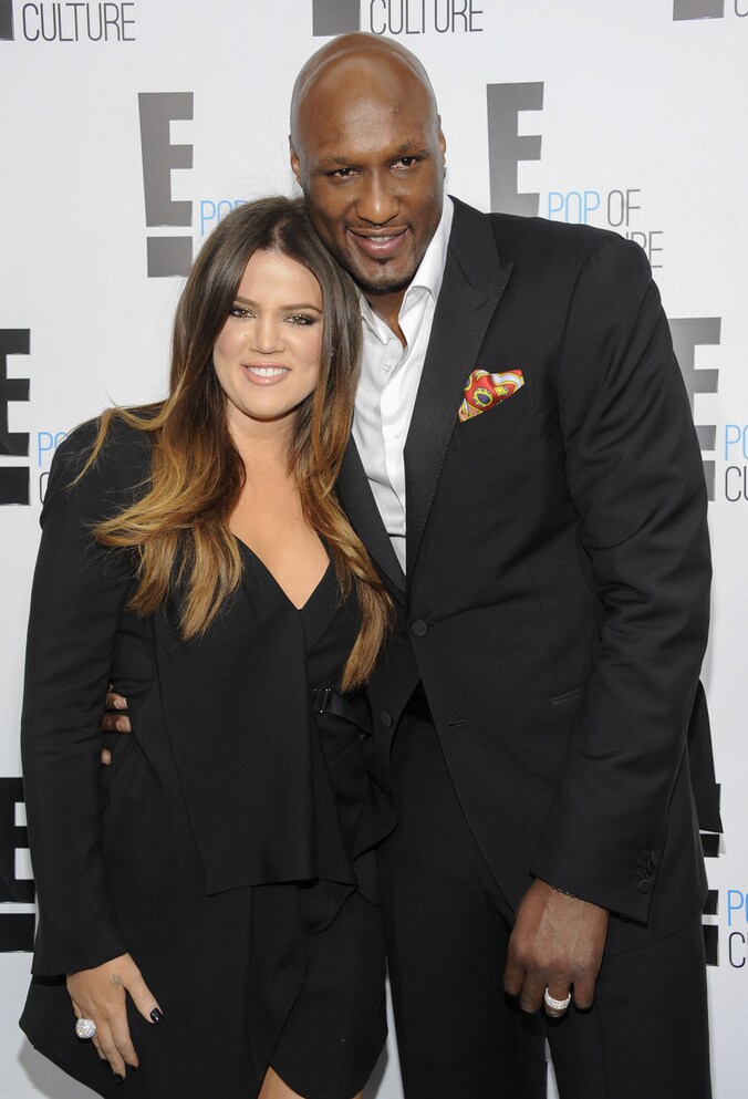 Khloé Kardashian en Lamar Odom in 2012.