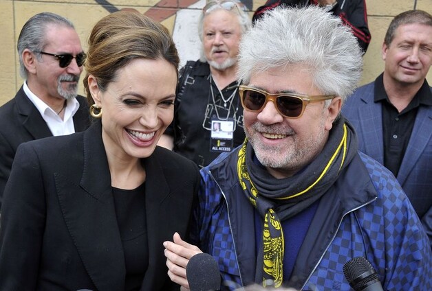 Angelina Jolie en Piedro Almodovar hebben het duidelijk naar hun zin.