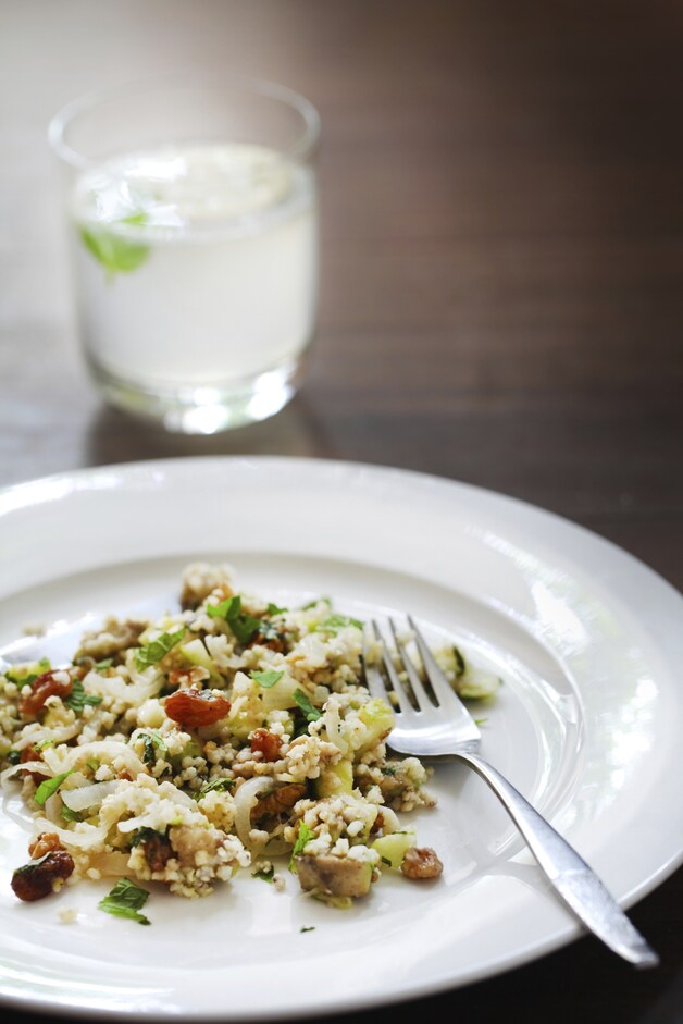 Gierstsalade.