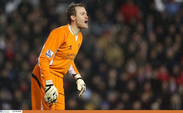 Simon Mignolet moet zijn netten ongeschonden houden tegen Villa