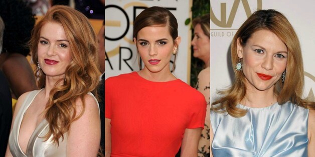 Isla Fisher (L), Emma Watson (M) en Claire Danes (R).