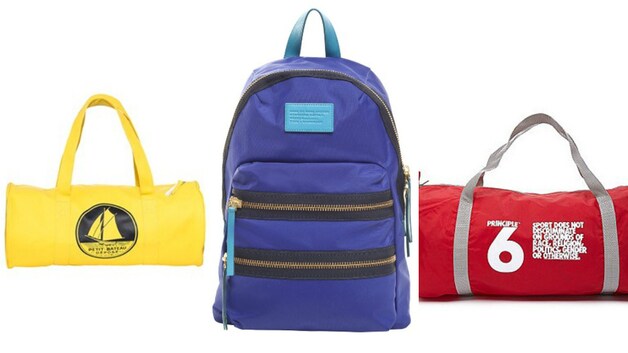 Vlnr: Petit Bateau, Marc by Marc Jacobs, American Apparel.