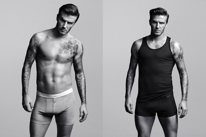 David Beckham in zijn slipje voor H&M.