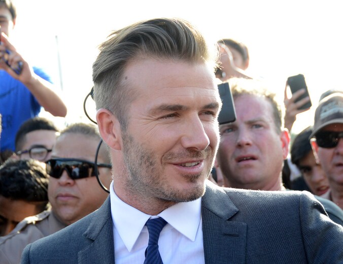 David Beckham, woensdag in Miami Beach.