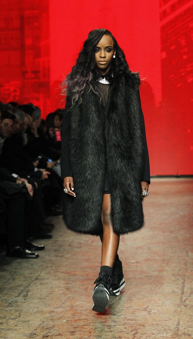 Angel Haze op de catwalk