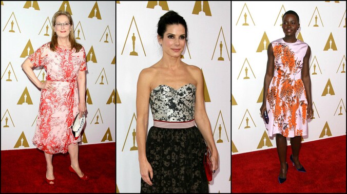 Meryl Streep, Sandra Bullock en Lupita Nyong'o.