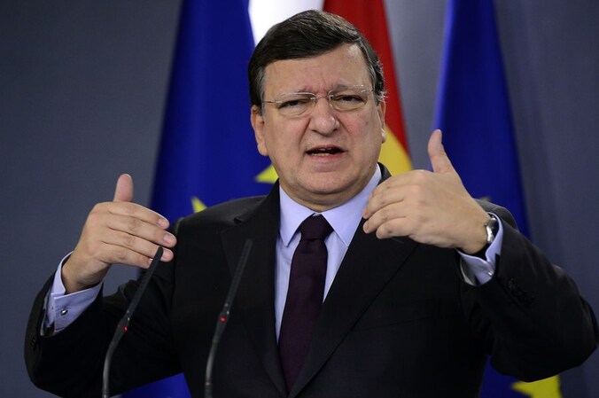 Commissievoorzitter Jose Manuel Barroso.