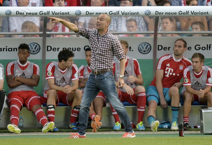 Na een sabbatjaar vliegt Pep Guardiola er vanavond met frisse moed weer in tegen Gladbach.