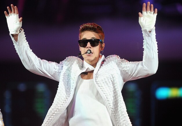 De Canadese zanger Justin Bieber.