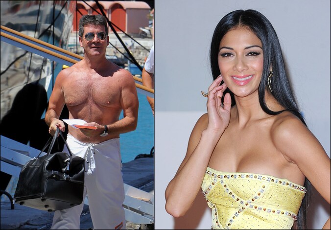 Simon Cowell fantaseert hoe hij ijs van Nicole Scherzinger wil likken.