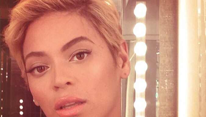 Beyoncé postte een foto van haar nieuwe look op Instagram.