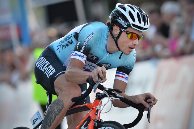 Sylvain Chavanel in de aanval.