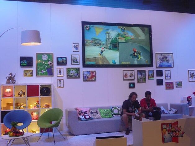 De woonkamer van Nintendo op Gamescom