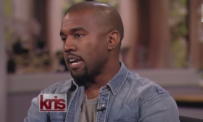 Kanye West liet zich van zijn gevoelige kant zien.