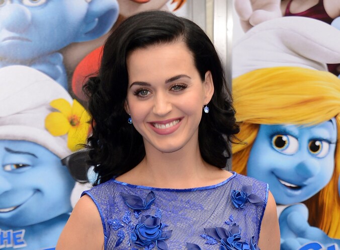 Katy Perry op de wereldpremière van 'The Smurfs 2' op 28 juli in Los Angeles.