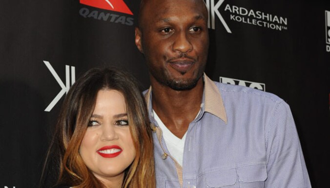 Khloé en Lamar.