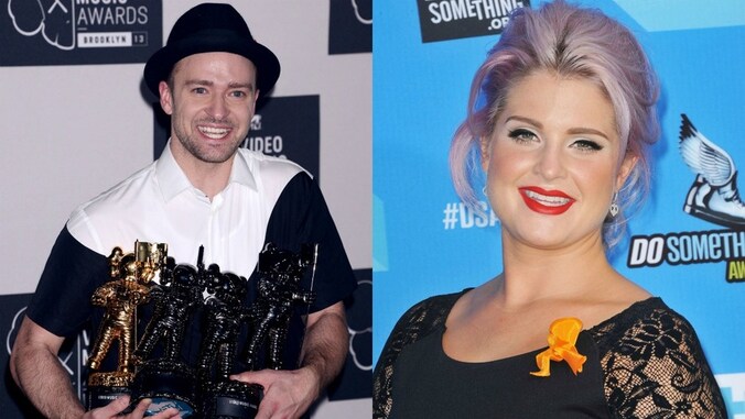 Justin Timberlake en Kelly Osbourne.