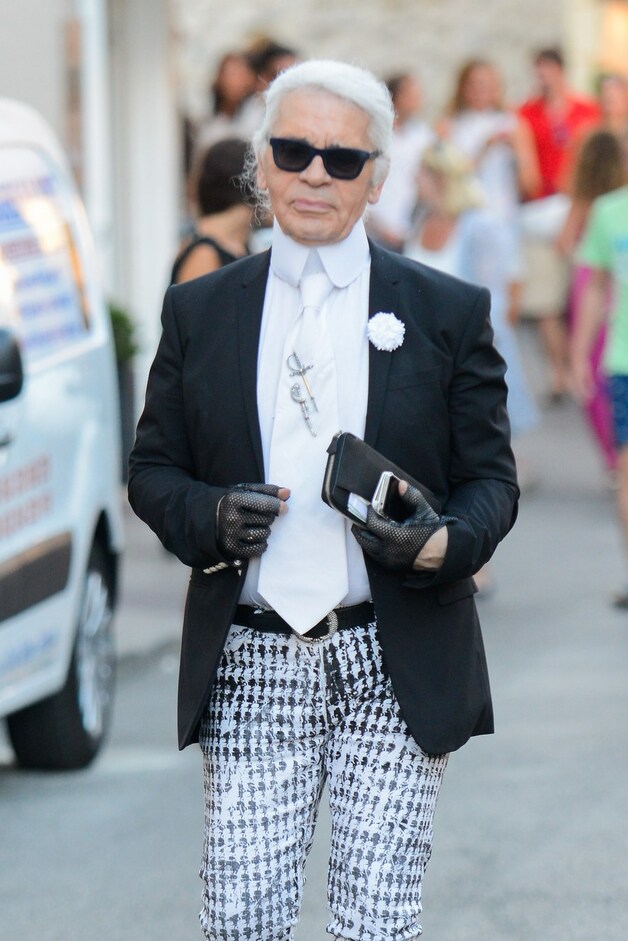 De echte Karl Lagerfeld.