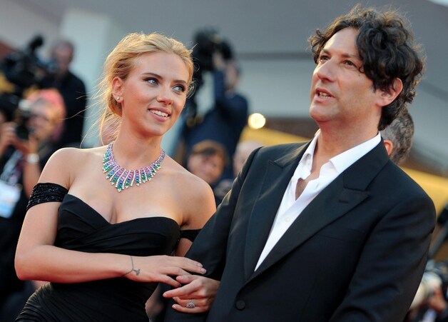 Scarlett en regisseur Jonathan Glazer.