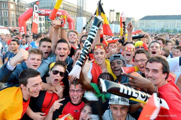 De Vlaamse fans moeten tonen dat ze minstens even uitbundig kunnen zijn dan die in Luik.