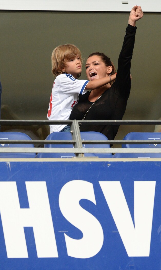 Damian van der Vaart en Sabia.
