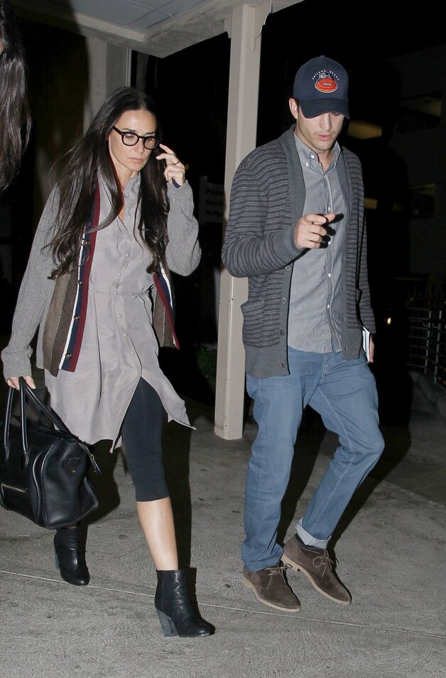 Demi Moore en Ashton Kutcher.
