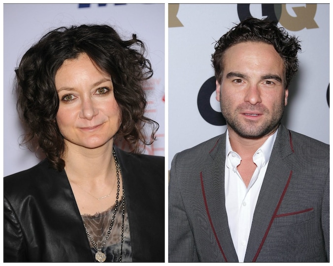 Sara Gilbert en Johnny Galecki.