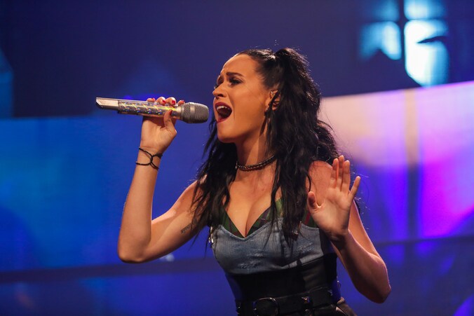 De Amerikaanse zangeres Katy Perry.