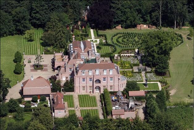 Het voormalige stulpje van de Beckhams op het Engelse platteland.