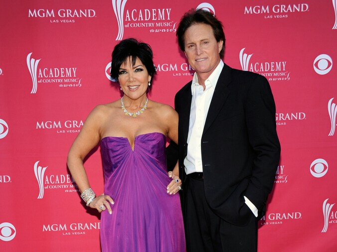 Kris en Bruce Jenner in 2010.