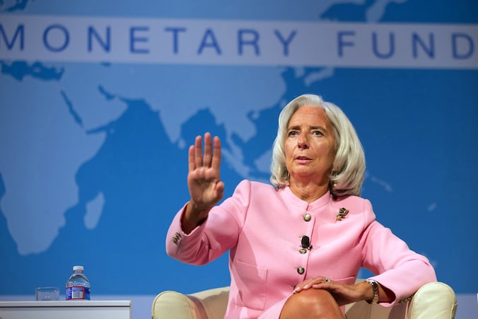 IMF-directeur Christine Lagarde.