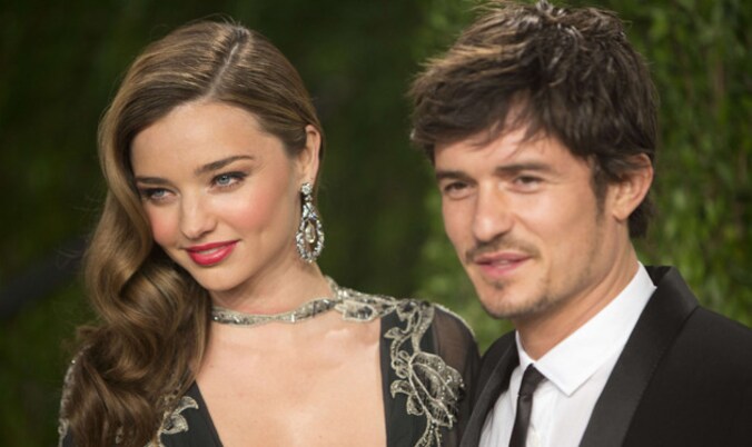 Miranda Kerr en Orlando Bloom.