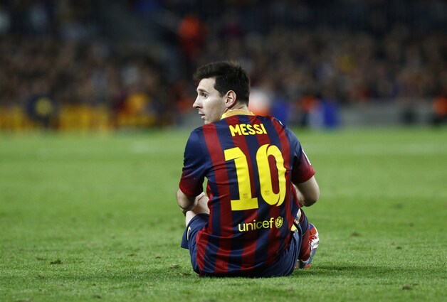 Messi heeft al vijf duels niet gescoord.