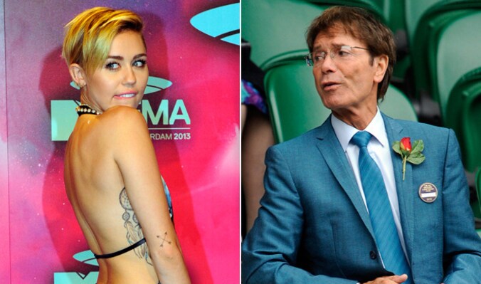 Miley Cyrus en Cliff Richard
