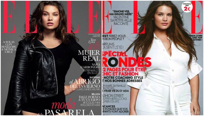 Model Tara Lynn doet boekje open over plus size.