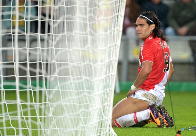 Radamel Falcao had niet zijn dagje en miste enkele opgelegde kansen.