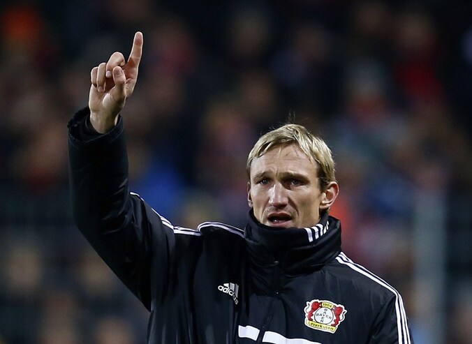 Bayer Leverkusen-trainer Sami Hyypiä.