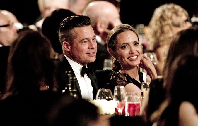 Brad Pitt en Angelina Jolie.
