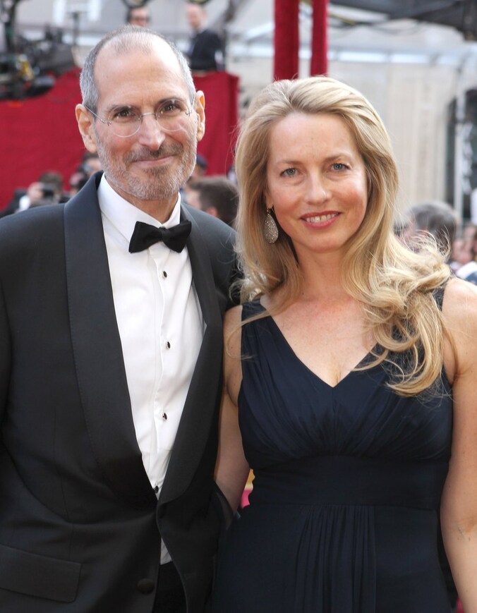 Wijlen Steve Jobs en zijn vrouw Laurene Powell.