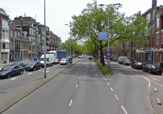 De 's -Gravendijkwal in Rotterdam.