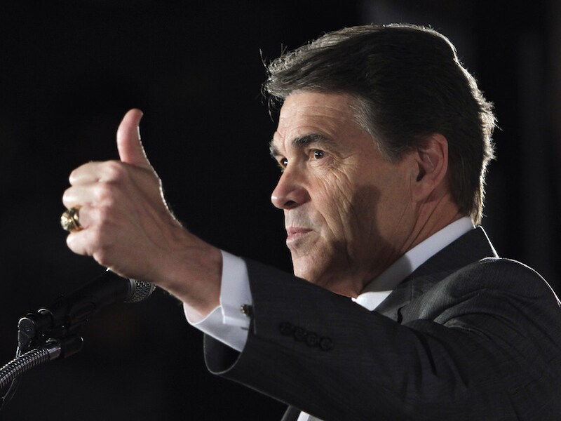 Rick Perry is sinds 2000 gouverneur van Texas. Hij is de langstzittende gouverneur van de VS.