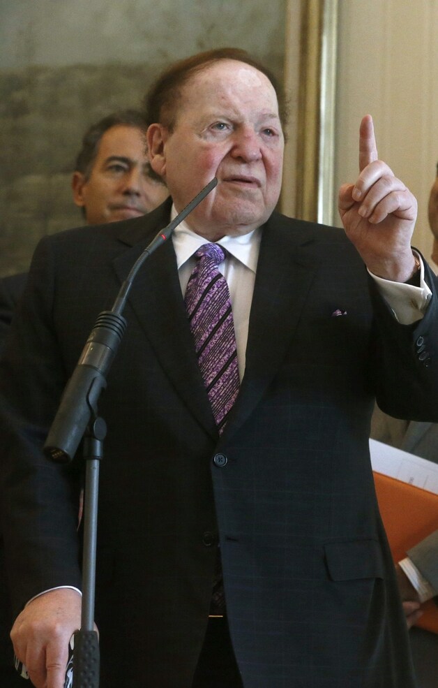 Casinomagnaat Sheldon Adelson is de grote verliezer.